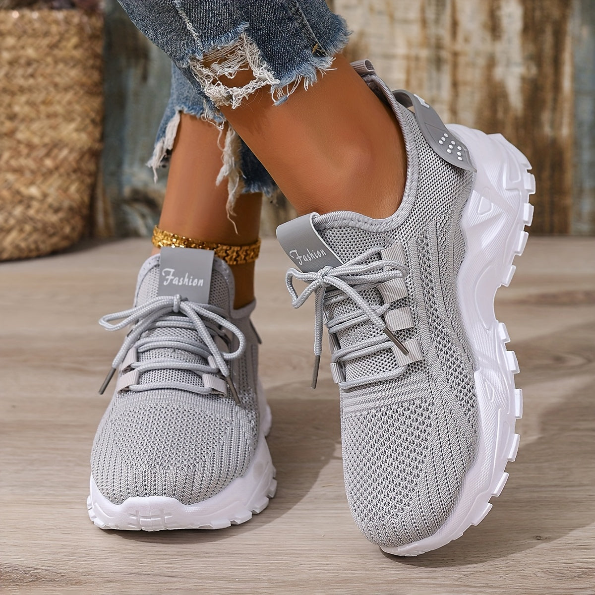 Nordic Lace Low-Top Sneakers