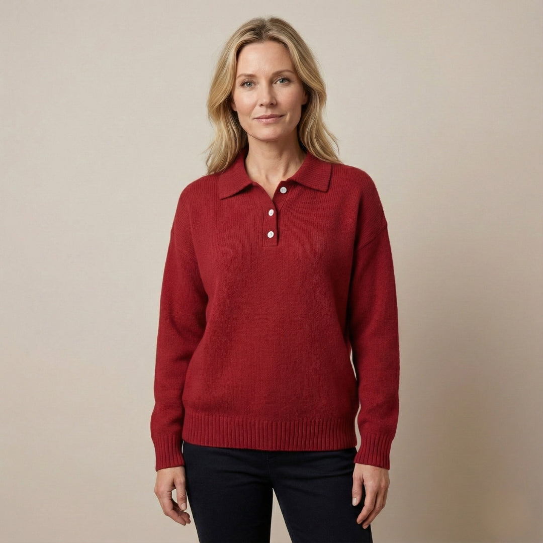 Berlinella | Stickad Polotröja