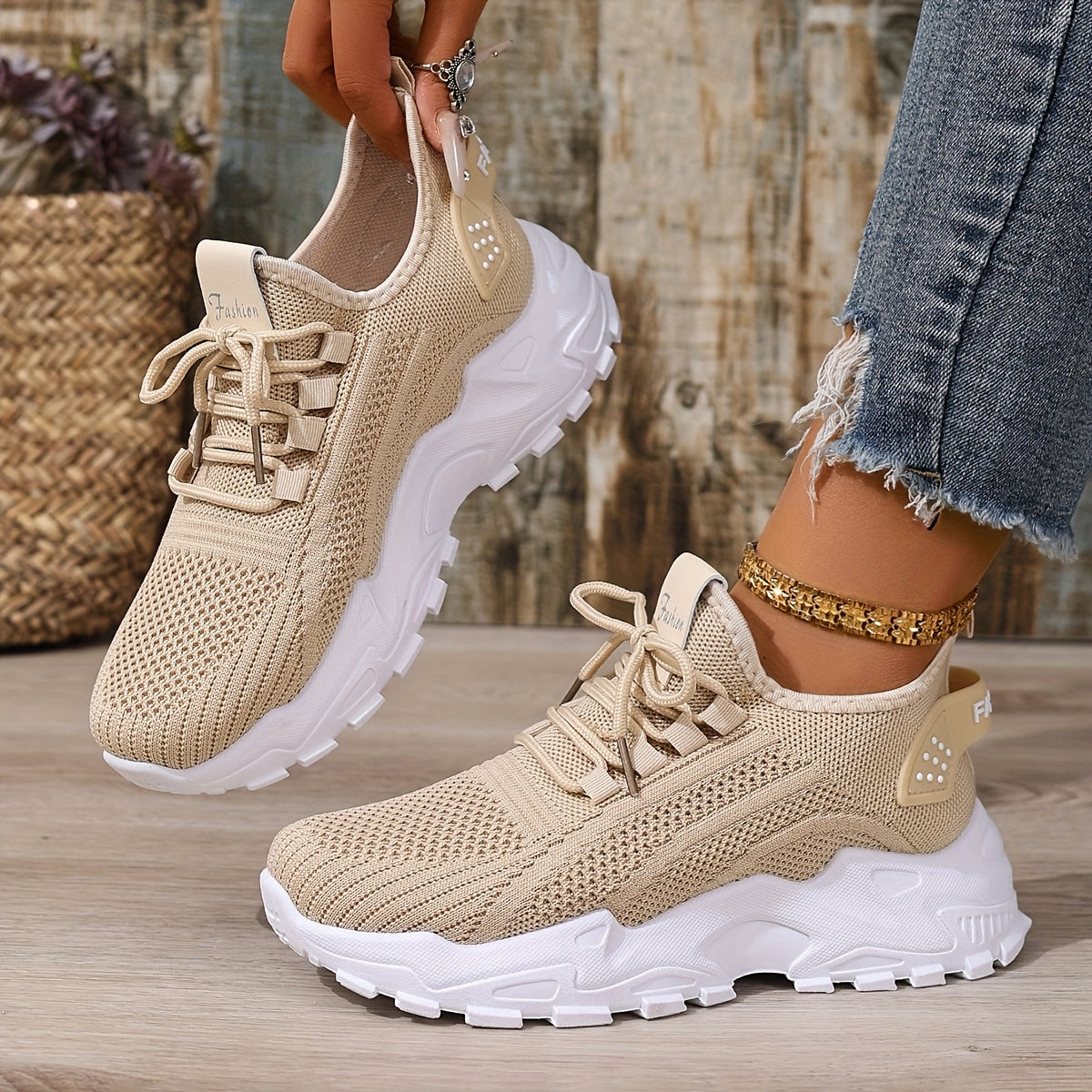 Nordic Lace Low-Top Sneakers