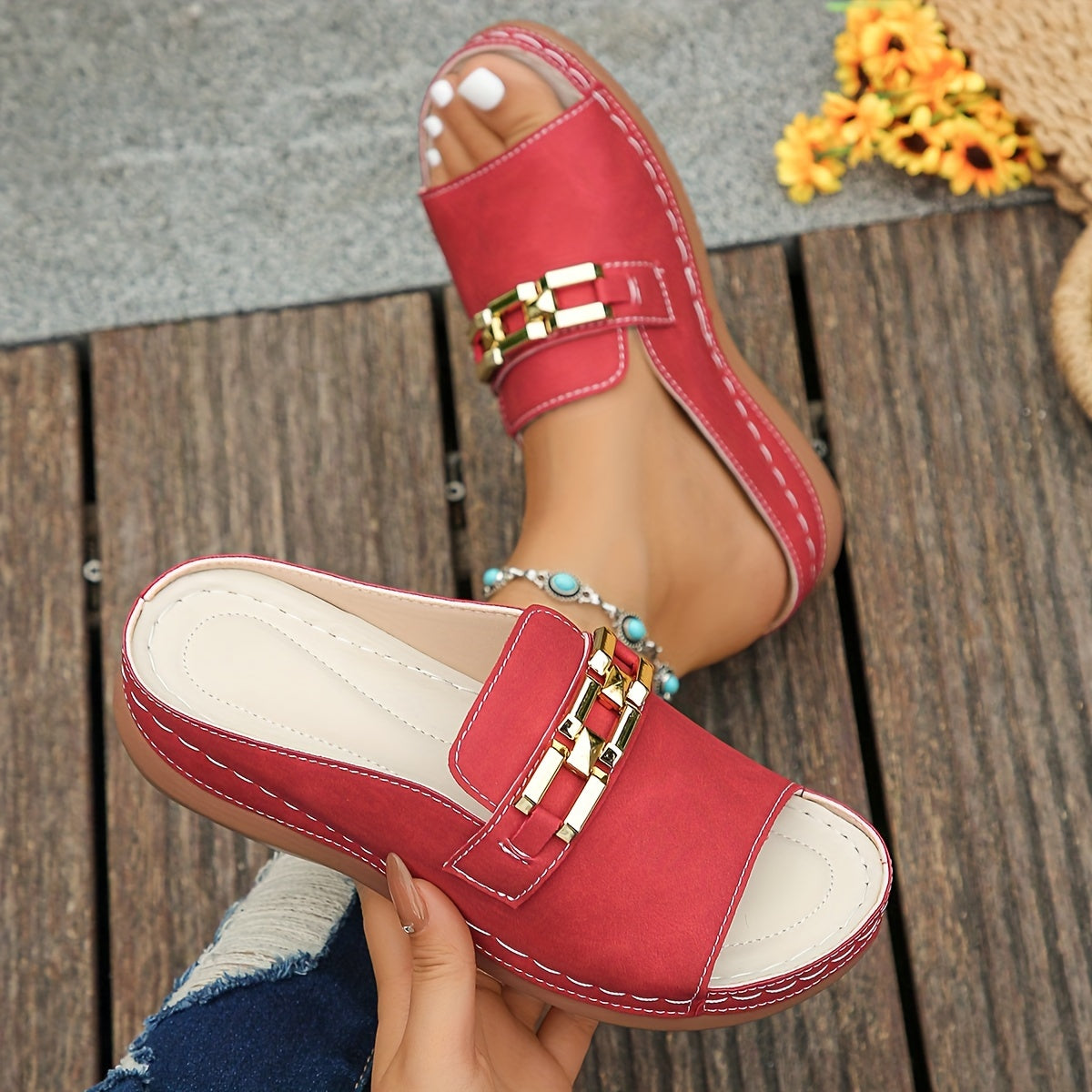 Freja Platform Sandal