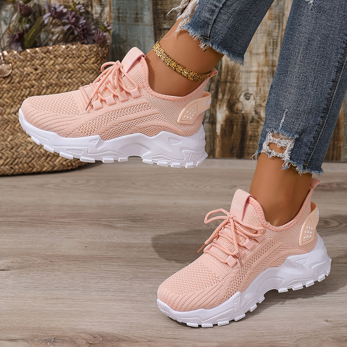 Nordic Lace Low-Top Sneakers