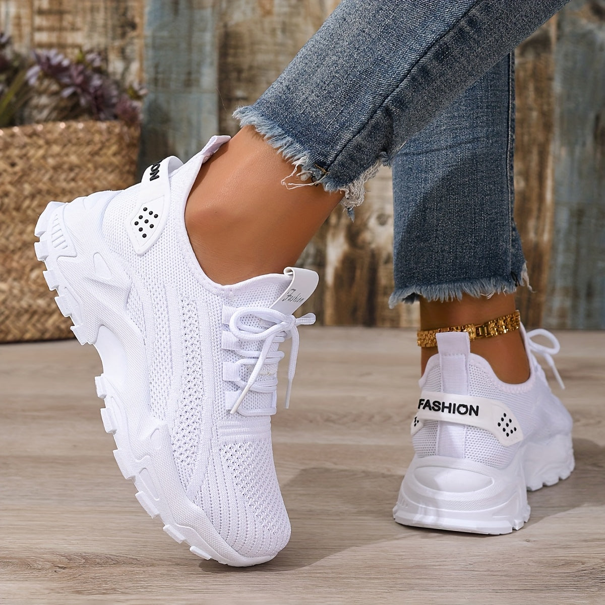 Nordic Lace Low-Top Sneakers