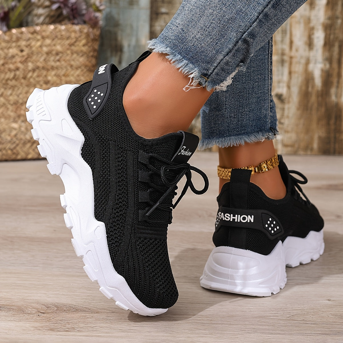 Nordic Lace Low-Top Sneakers