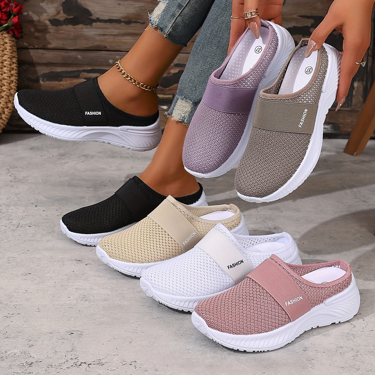 Ella Mesh Sneakers