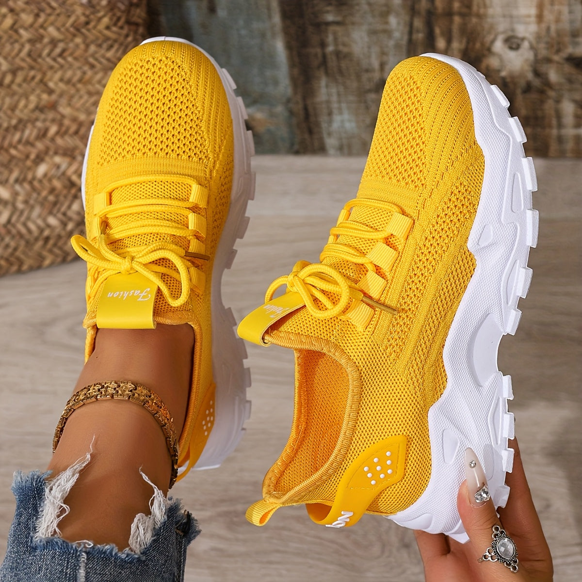 Nordic Lace Low-Top Sneakers