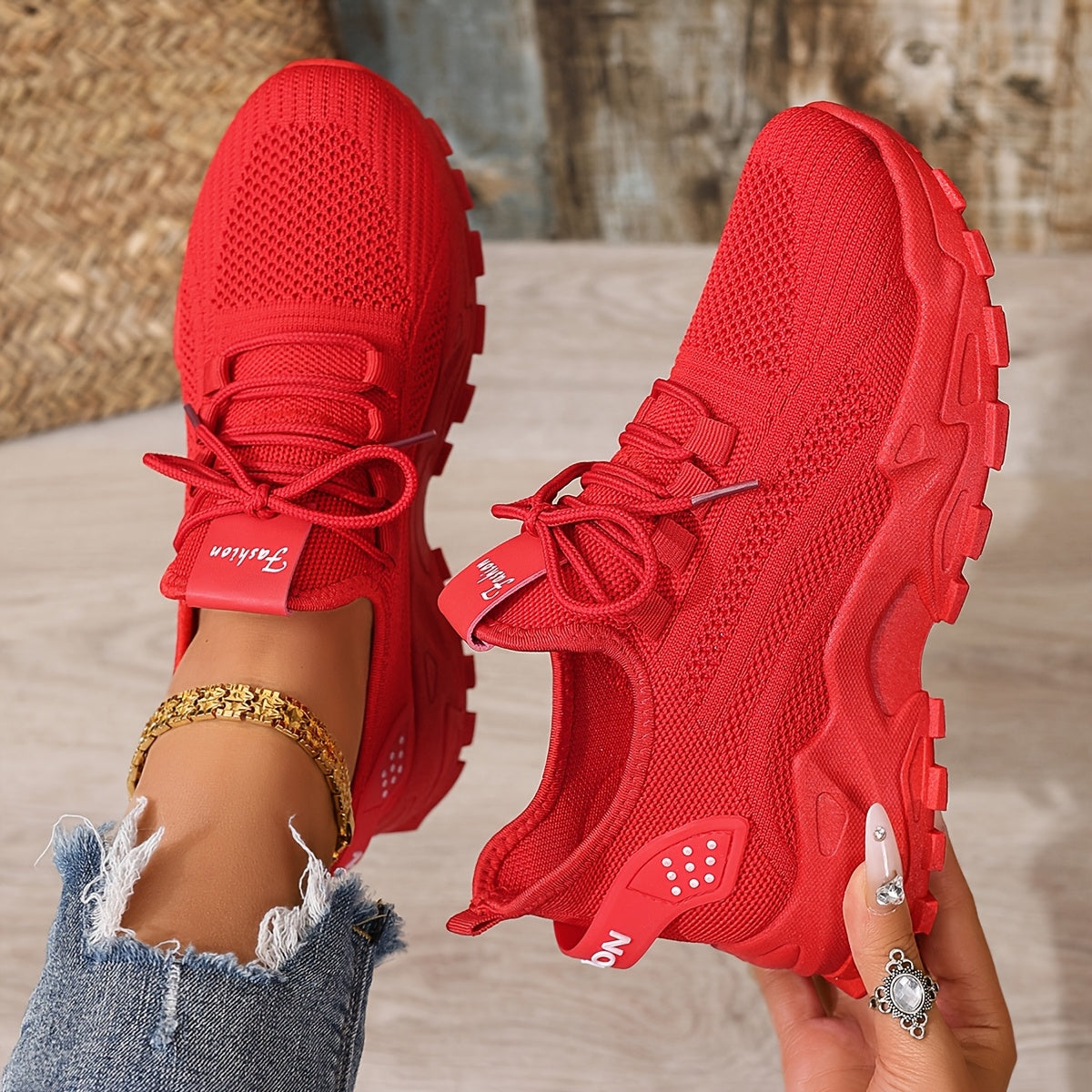 Nordic Lace Low-Top Sneakers