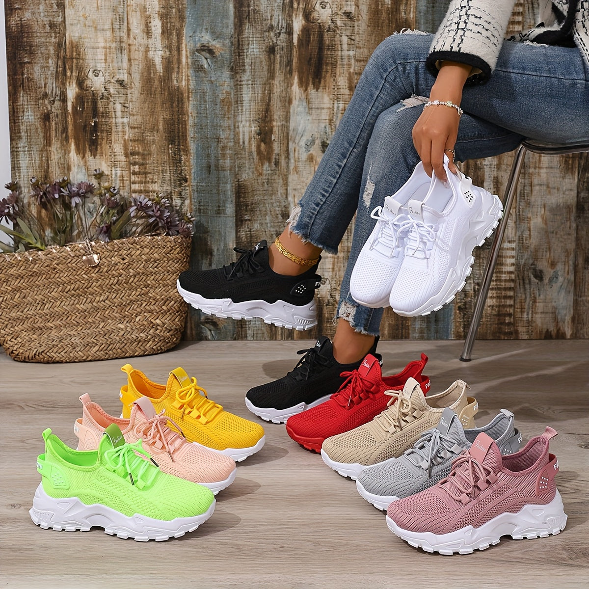 Nordic Lace Low-Top Sneakers