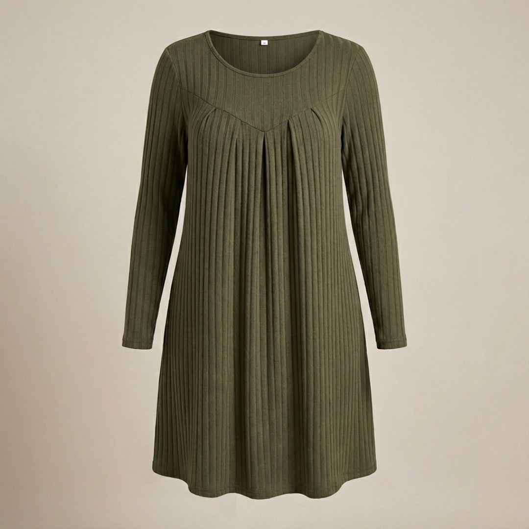 Berlinella | Mjuka Stickade Klänningen