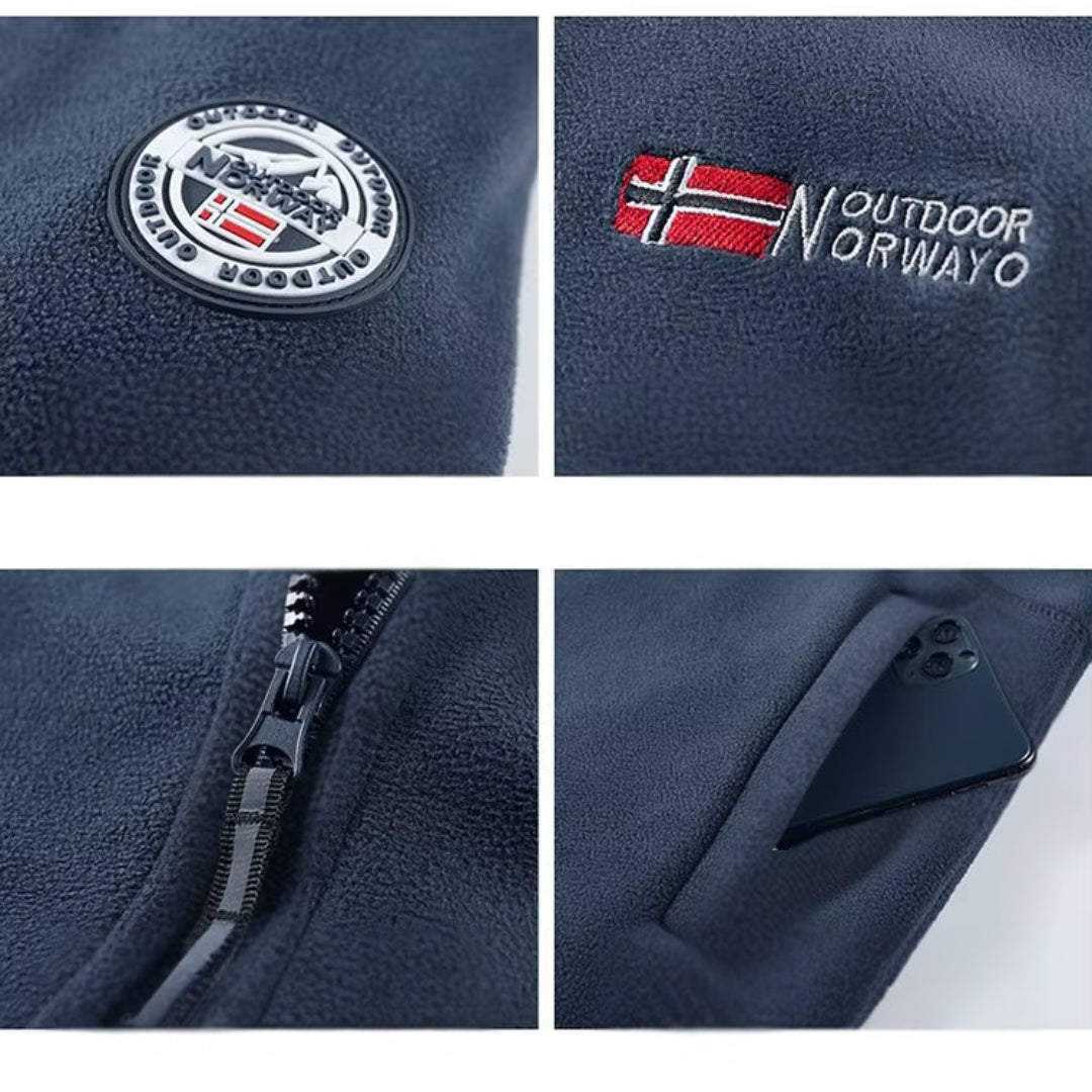 Sarek™ | Fodrad Fleecejacka