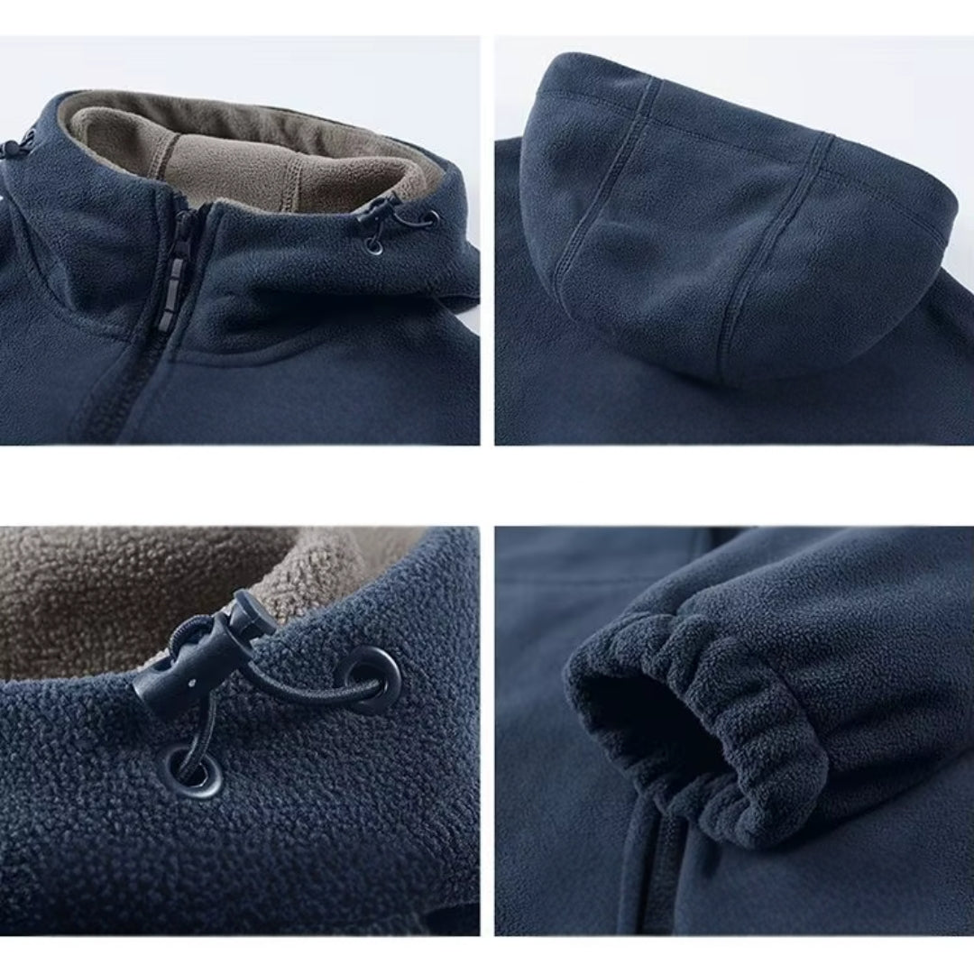 Sarek™ | Fodrad Fleecejacka