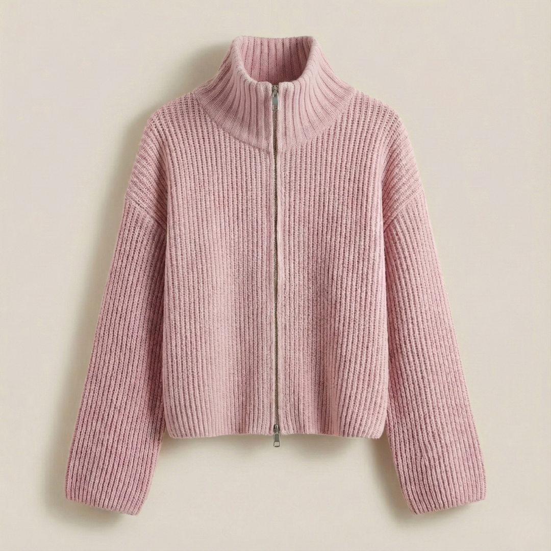 Linnea | Randig Stickad Kofta