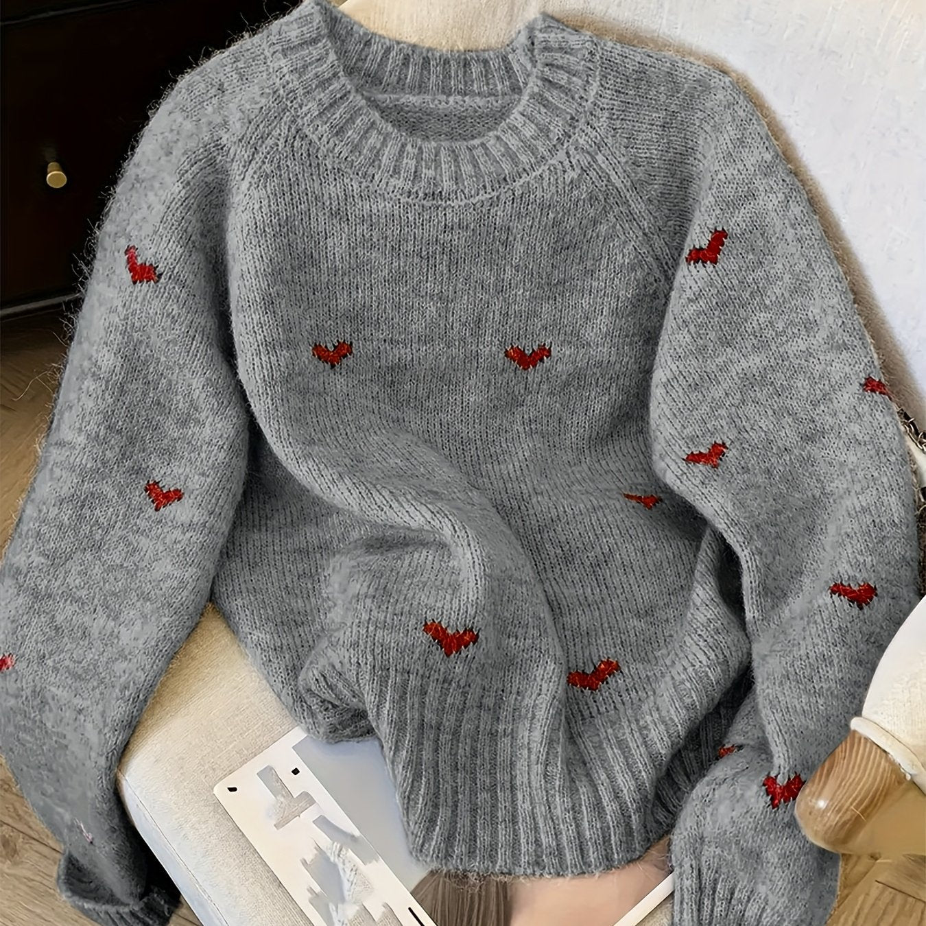 Berlinella | Hjärtmönstrad tröja