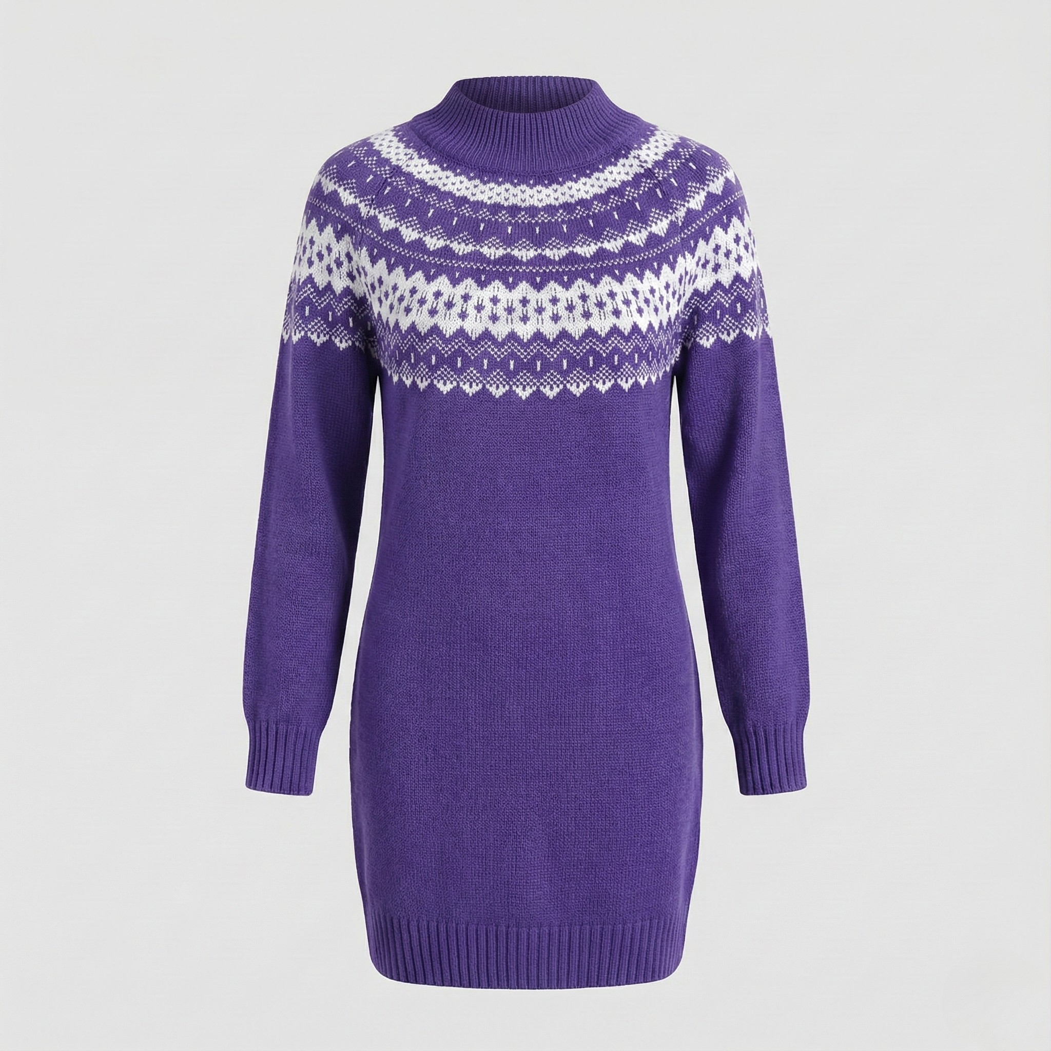 Berlinella | Geometrisk stickad bodycon-klänning