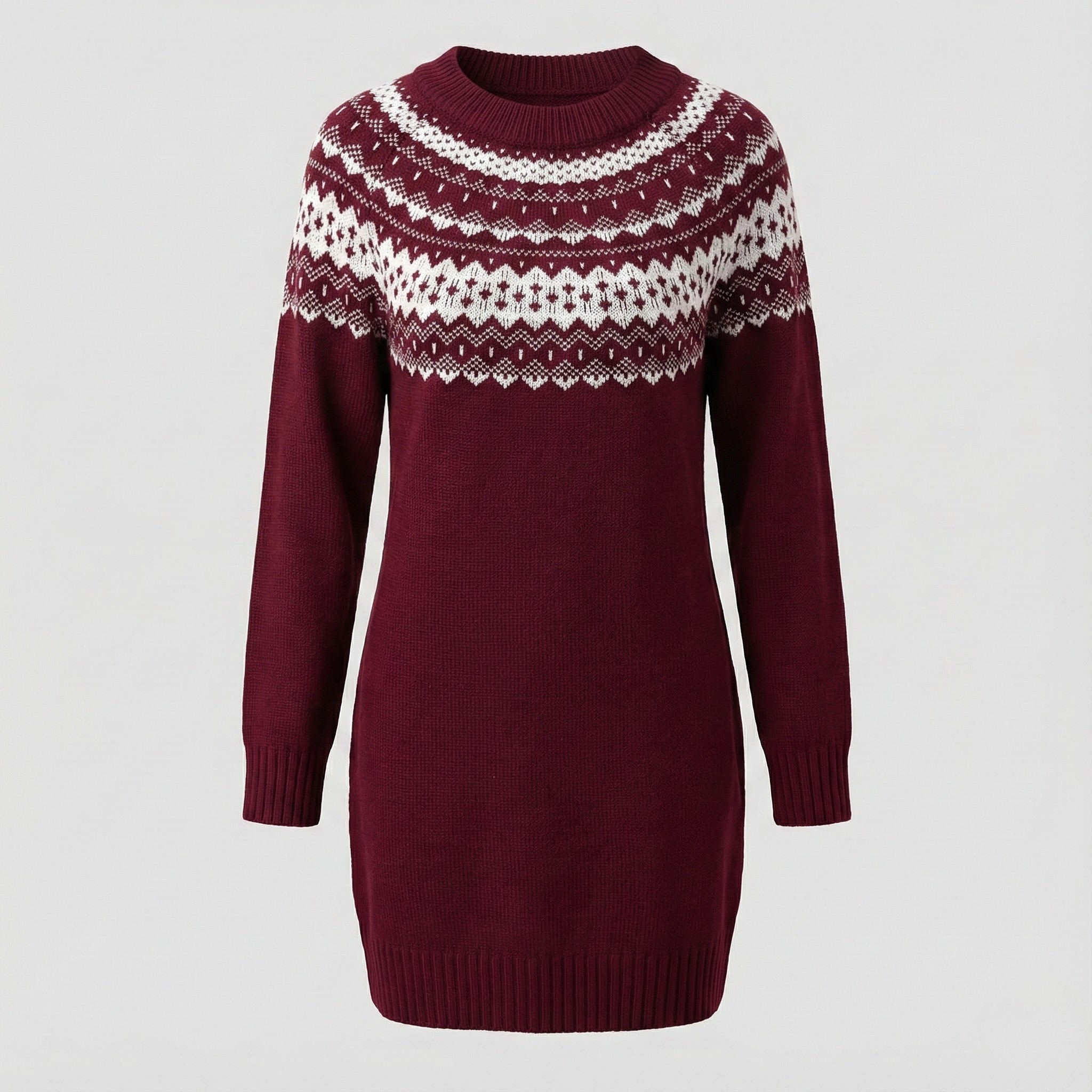 Berlinella | Geometrisk stickad bodycon-klänning