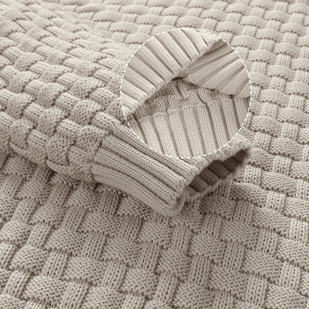 Oskar | Våffelstickad Tröja