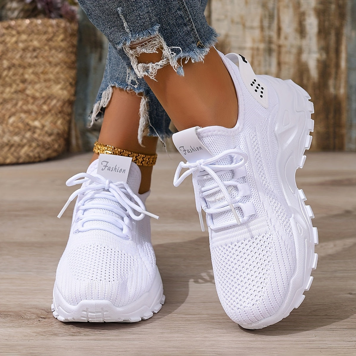 Nordic Lace Low-Top Sneakers