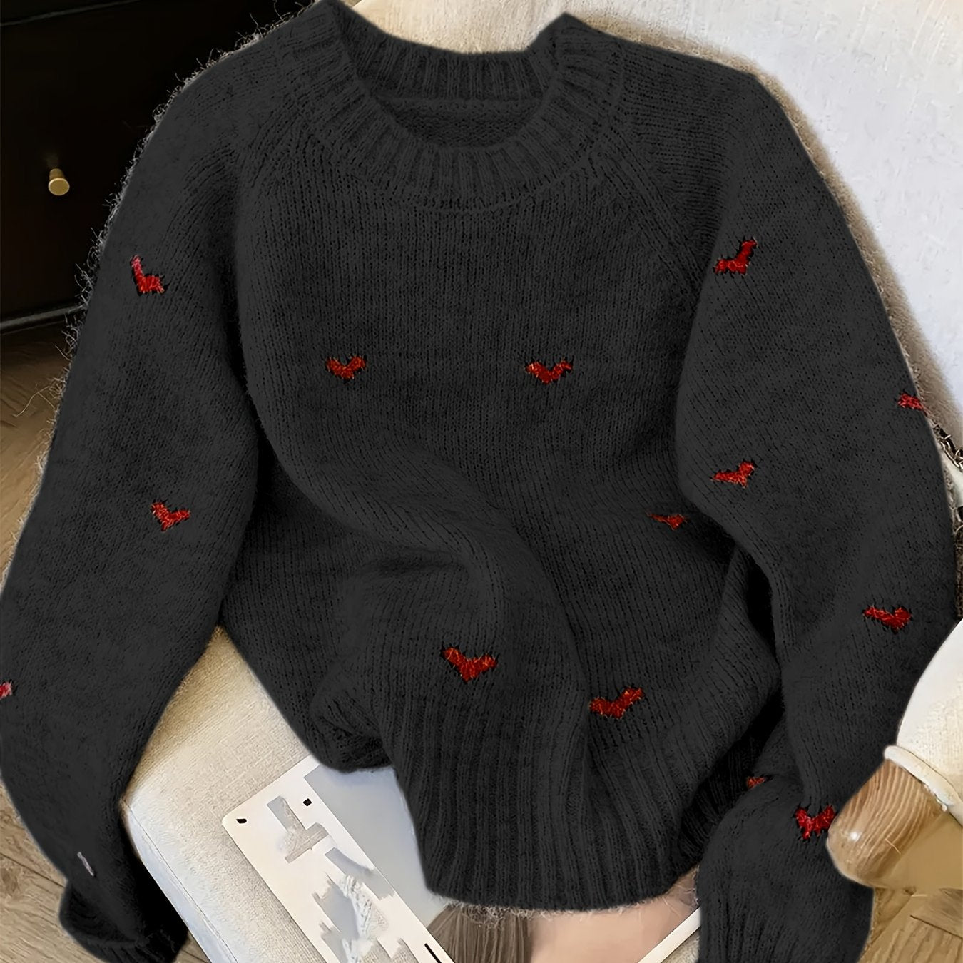 Berlinella | Hjärtmönstrad tröja